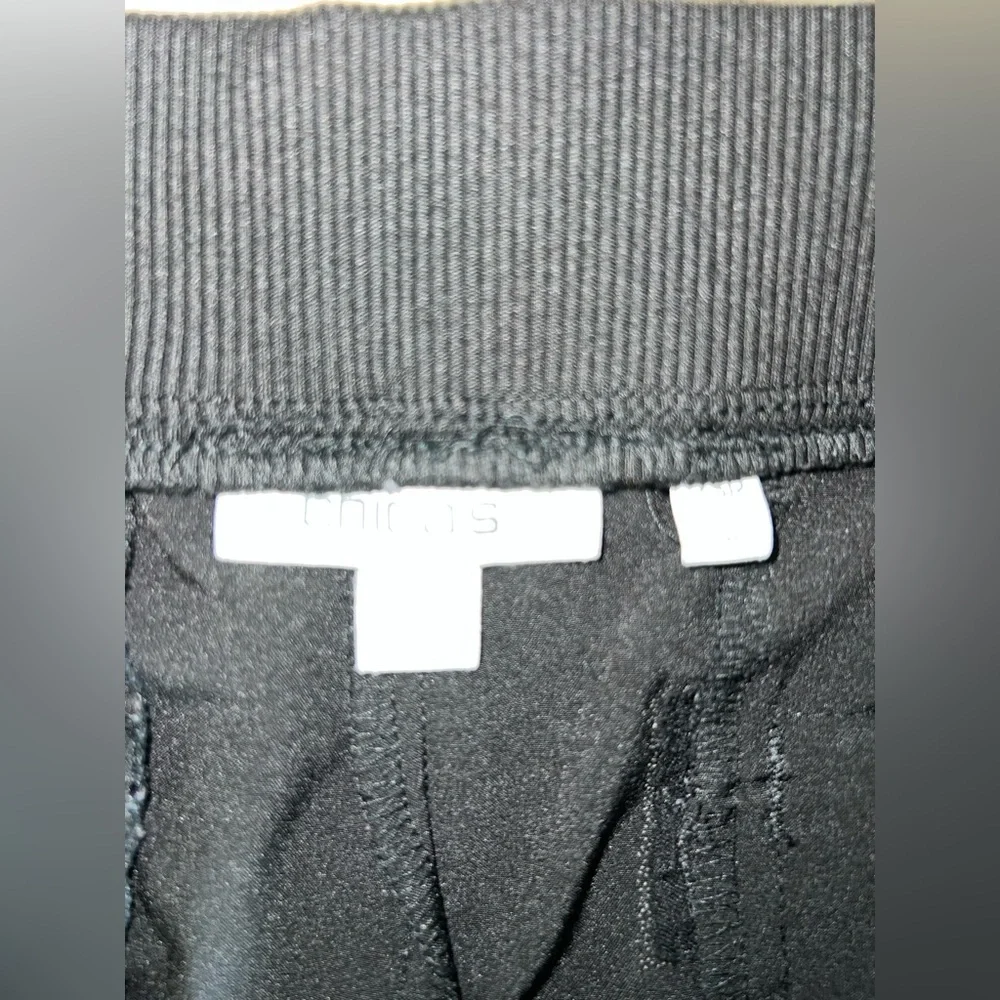 Chico’s Black Athletic Pants with Zipper Pockets Size 2.5R